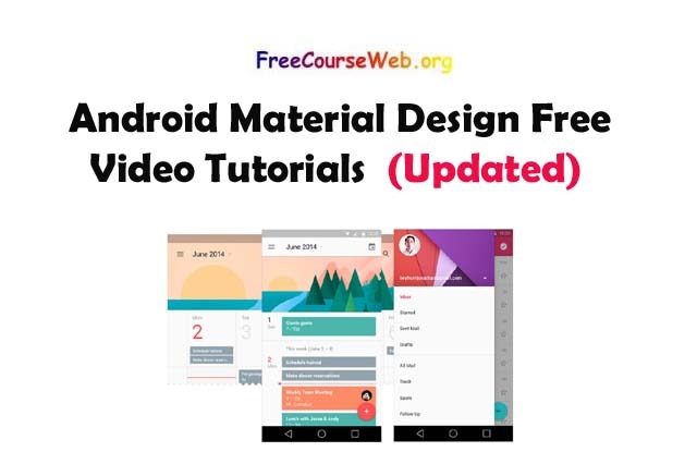 Android Material Design Free Video Tutorials