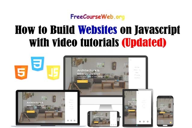 How to Build Websites on JavaScript with video tutorials