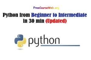 Read more about the article Python from Beginner to Intermediate in 30 min with Video Tutorials in 2022