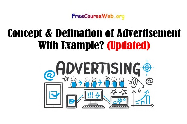 Concept of Advertisement