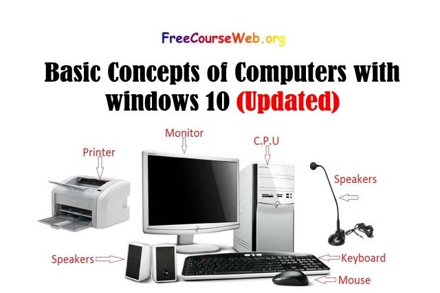 Basic Concepts of Computers with windows 10
