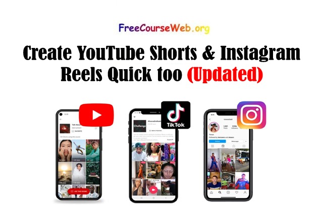 Create YouTube Shorts & Instagram Reels Quick too