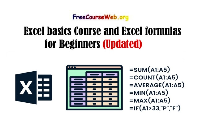 Excel basics Course and Excel formulas for Beginners