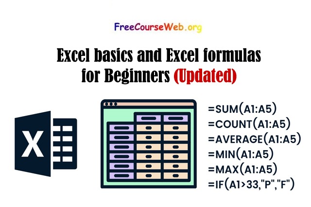 Excel basics and Excel formulas for Beginners