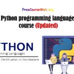 Python programming language Free course in 2024 