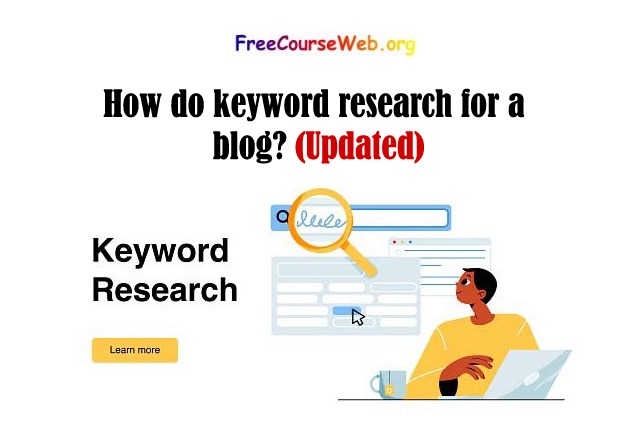 How do keyword research for a blog?