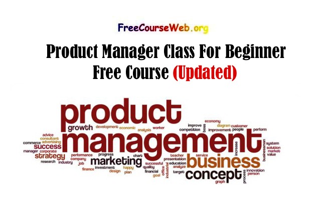 Product Manager Class For Beginner Course
