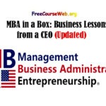 MBA in a Box: Business Lessons from a CEO in 2024